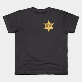 Wild West Sheriff's Badge Kids T-Shirt